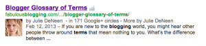 Summaries and Google Authorship