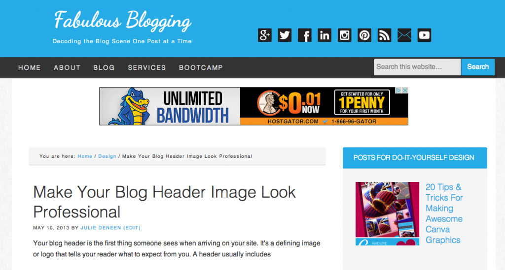 Fabulous Blogging